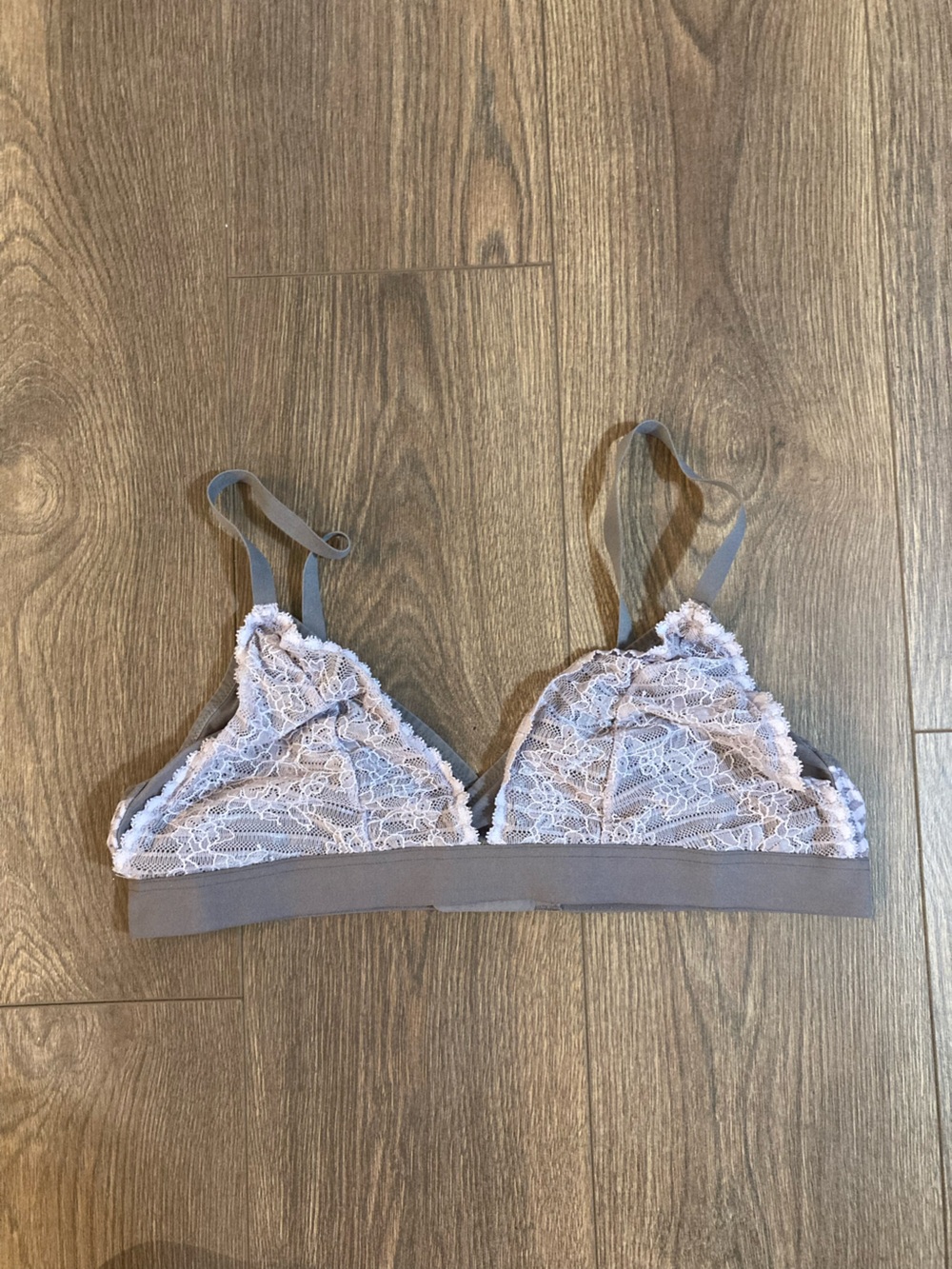 Pink by Victoria Secret Cool and Comfy Strappy Bralette Black Size Medium